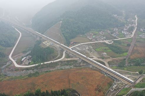 成贵高铁全线通车_宜宾一路向“黔”南行大提速 成贵高铁全线通车_宜宾一路向“黔”南行大提速